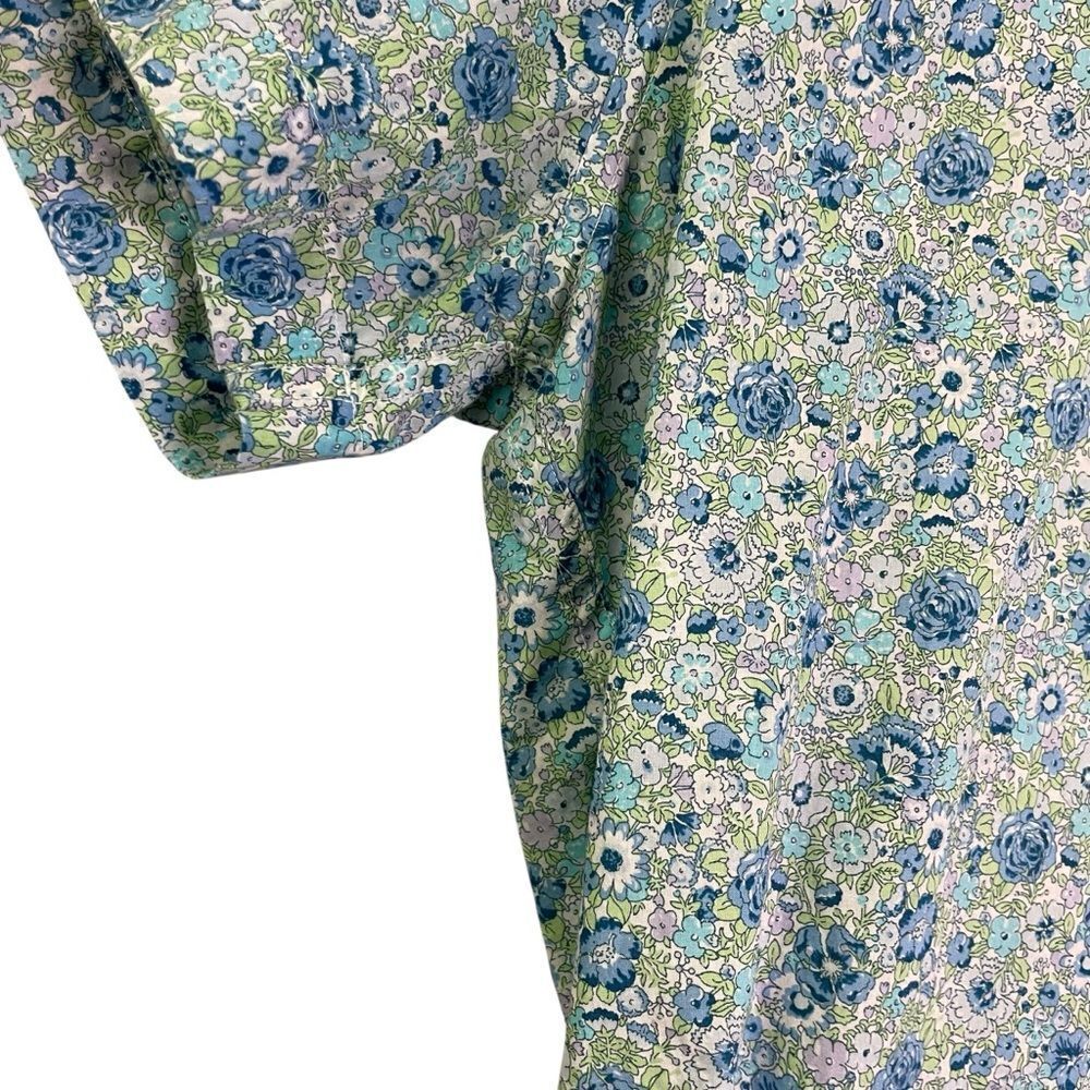 J Crew Men's Short-Sleeve Shirt in Liberty Fabrics Danjo Floral - Picture 7 of 8